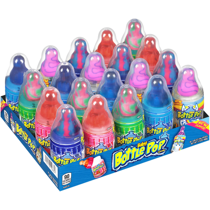 Baby Bottle Pop Original  Assorted Flavor Lollipops with Powdered Candy (0.85 oz.  20 ct.)