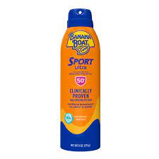 Banana Boat Sport Ultra Sunscreen Spray 12 Oz Twin Pack  SPF 50  Reef Friendly Sunblock  Superior Endurance VS Sweat And Water