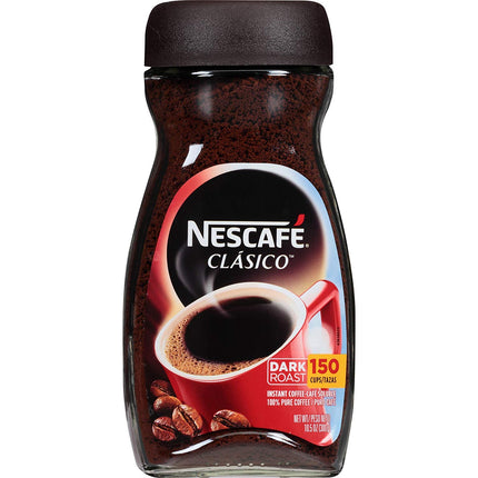 Nescafé Clasico, Dark Roast Instant Coffee, 7 oz.