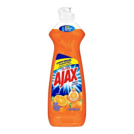 AJAX Liquid Dish Soap, Orange Scent, 14 Ounce