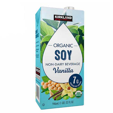 Organic soy vanilla milk 32 oz