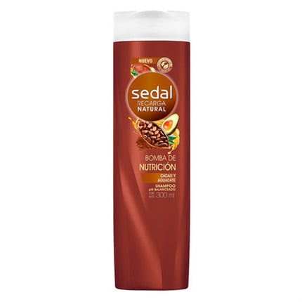 Sedal Shampoo Bomba Nutricion Cacao y Aaguacate 300ml