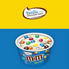 M&Ms Fun Cups Ice Cream -10/3 fl oz.