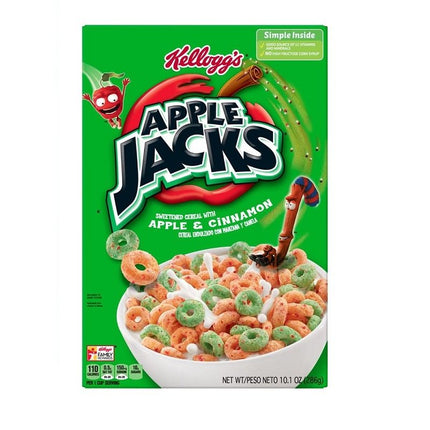 Kellogg s Apple Jacks Original Cold Breakfast Cereal, 10.1 oz