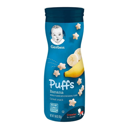 Gerber Puff Cereal Snack Banana 42g