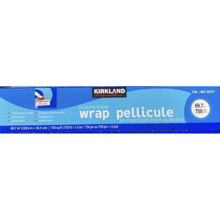 Kirkland Signature Plastic Food Wrap Pellicule 750 SQ FT