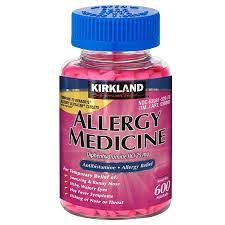 Kirkland Signature Allergy Medicine Diphenhydamine HCI 25mg 600 minitabs