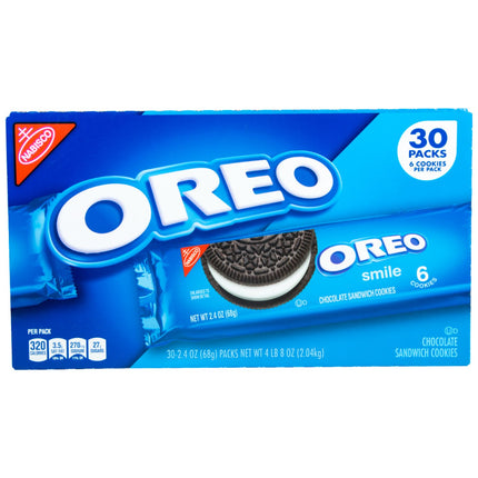 Nabisco Oreo Chocolate Sandwich cookie 68Gr 30 Und