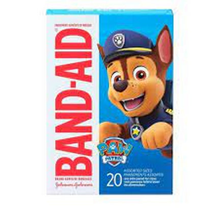 Band-Aid Bandages for Kids  Nickelodeon Paw Patrol Assorted  20 ct