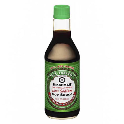 Kikkoman Less Sodium Soy Sauce - 15 oz