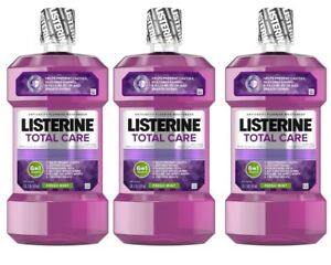 Listerine Total Care Mouthwash  Fresh Mint  1L  3 Pk.