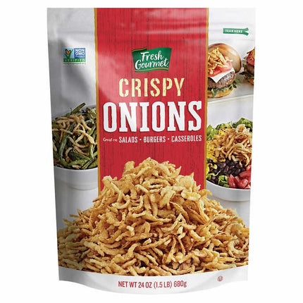 Fresh Gourmet Cruspy Onons 24 Oz