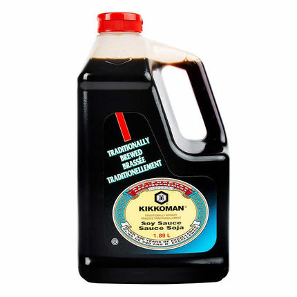 Kikkoman Traditionally Brewed Soy Sauce, 40 oz