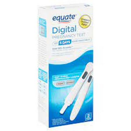 Equate digital pregnancy test  2 count