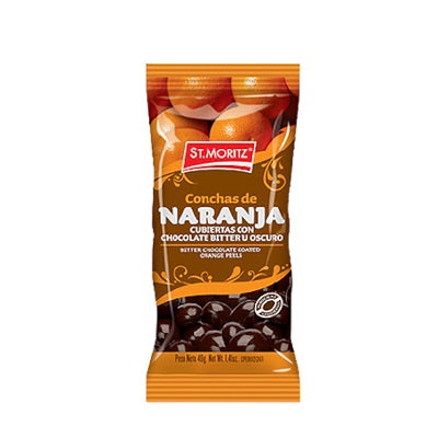 Naranja cubierta de Chocolate 40 gr