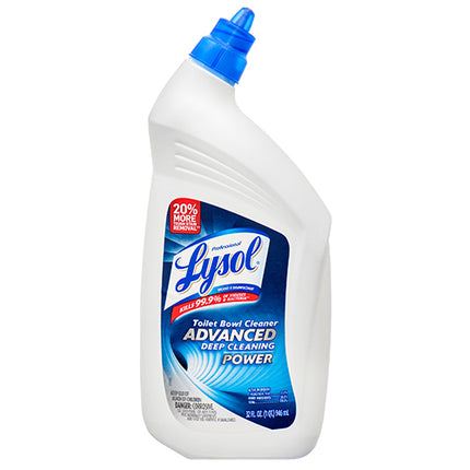 Lysol Advanced Toilet Bowl Cleaner, 32 fl oz, 4-count