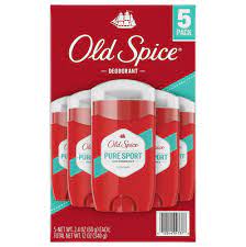 Old Spice Pure Sport Deodorant 5 Ct