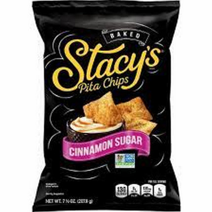 Stacys Pita Chips, Cinnamon Sugar, 7.33 oz Bag