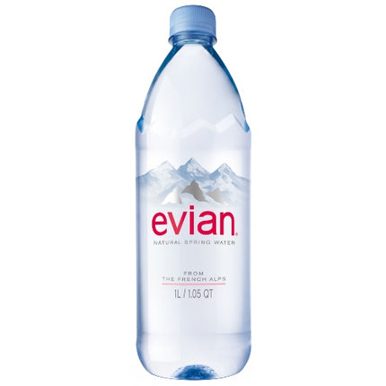 Evian Natural Spring Water 1L