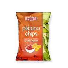 Iselitas Platano Chips Salsa Valiente 140 gr