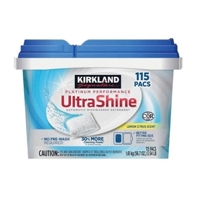 Kirkland Signature Ultra Shine Dish Soap - 115 ct.