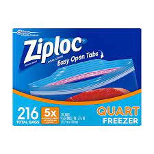 ZIPLOC FREEZER QT