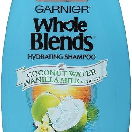 Garnier whole blends hydrating shampoo coconut water and vanilla milk 12.5 fl Oz