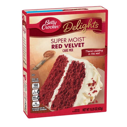 Betty Crocker Super Moist Red Velvet Cake Mix - 432 g