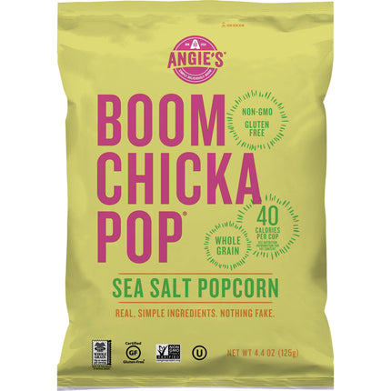 BOOMCHICKAPOP Sea Salt Popcorn, 4.4 oz.