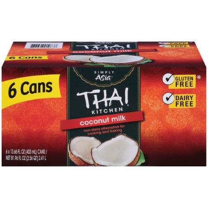 Thai Kitchen Coconut Milk 13.66 Fl. Oz. 6 Ct.