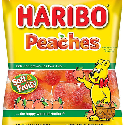 Gomitas Haribo Peaches 5 Oz