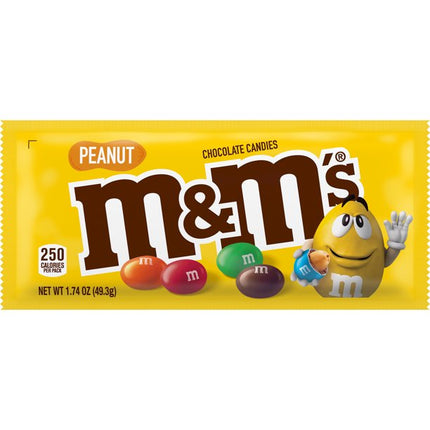 M&M s Chocolate Peanut Candie 1 74oz