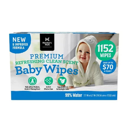 Members Mark Premium Scented Baby Wipes (1152 ct.)