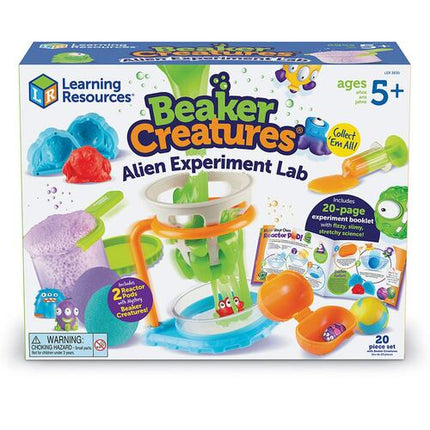 Learning Resources Beaker Creatures Alien Experiment Lab - 18 Pieces Boys and Girls Ages 5, 6, 7+ Science Toys, Science Kit for Kids