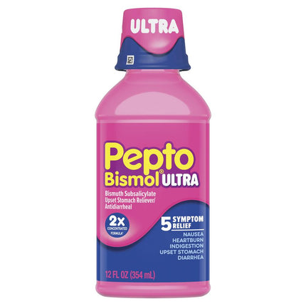 Peptobismol Ultra Upset Stomach Reliever/ Antidiarrhea 354Ml