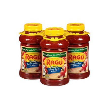 Ragu Chunky Tomato  Garlic and Onion Pasta Sauce (45 oz.  3 pk.)