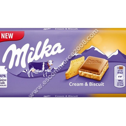 Chocolate Milka Creme & Biscuit