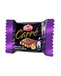 Carré Chocolate Con Leche y Avellanas 25g