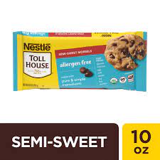 Nestle Toll House Allergen Free Semi Sweet Chocolate Chips10 oz Bag