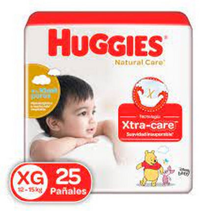 Huggies Panal NatCare Talla XXG 25 Und