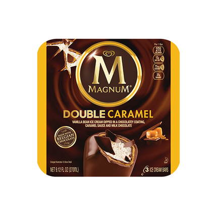 Magnum Double Caramel 3 Count