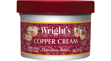 Wrights All-Purpose Copper Cleaner Cream - Shine & Polish Copper Like New,