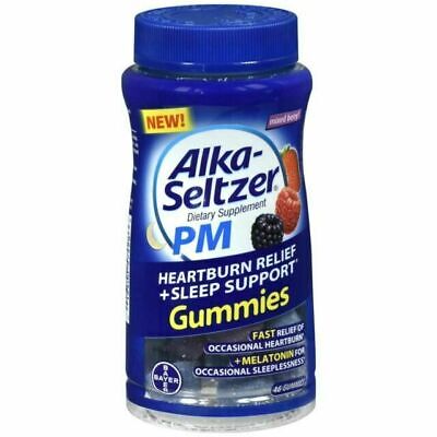 Alka Seltzer PM Heartburn Relief Gummies with Sleep Support - 54 Count