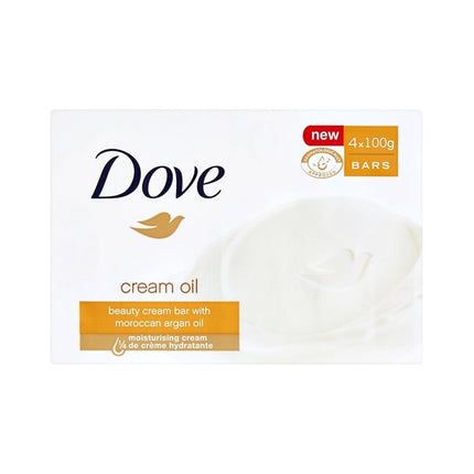 Dove Moroccan Argan Oil Beauty Cream Bar 4 X 100g