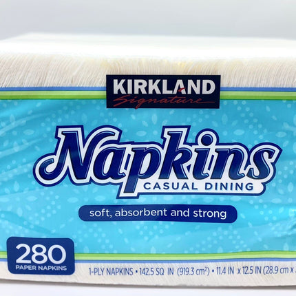 Kirkland Signature Napkin 1-Ply - 280 ct.