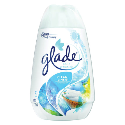 Glade solid air freshener clean linen 6Oz