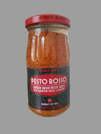 Trader Joes Pesto Rosso Tomato Based Pesto Sauce 6.7 Oz