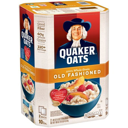 Quaker Old Fashioned Oatmeal 5 lbs 2 Pack