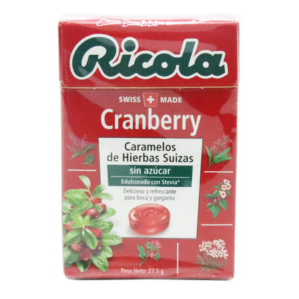 Ricola Cranberry Sin Azucar 27.5g