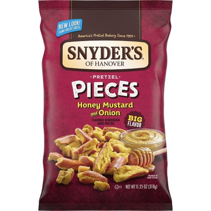 Snyders of Hanover Pretzel Pieces Honey Mustard and Onion, 11.25Oz